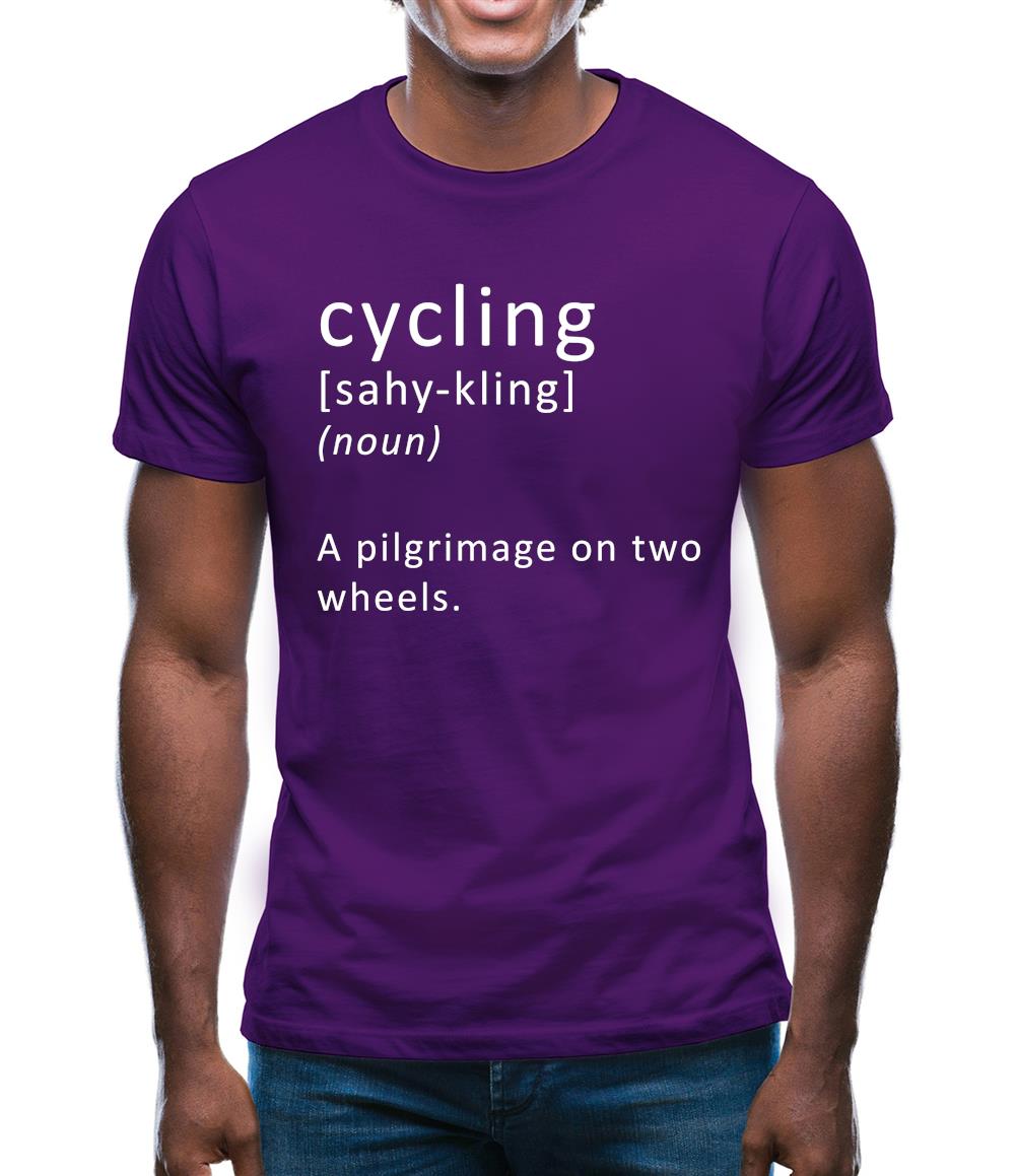 Funny Definition Of Cycling Mens T-Shirt Funny Definition Of Cycling Mens T-Shirt