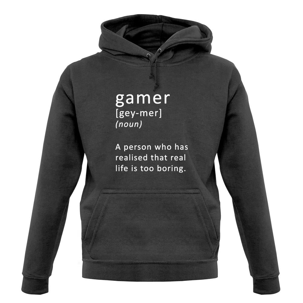 Funny Definition Of Gamer unisex hoodie Funny Definition Of Gamer unisex hoodie