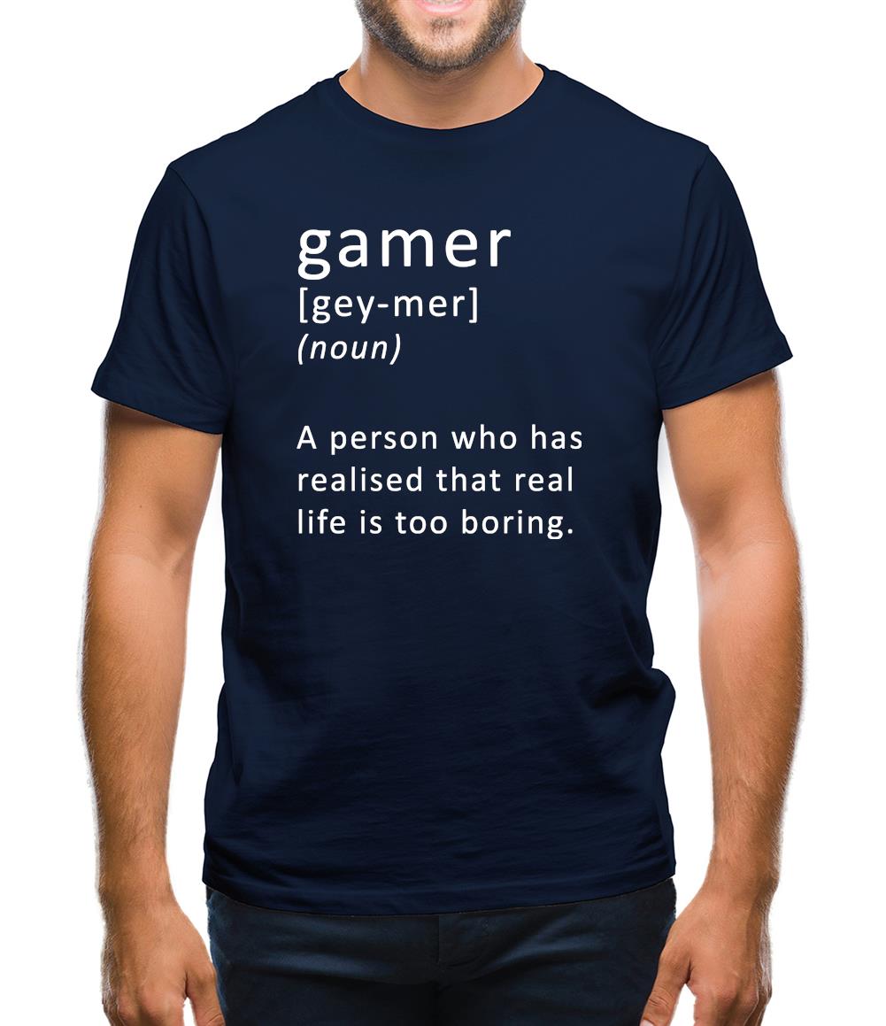 Funny Definition Of Gamer Mens T-Shirt Funny Definition Of Gamer Mens T-Shirt