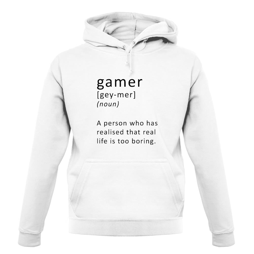 Funny Definition Of Gamer unisex hoodie Funny Definition Of Gamer unisex hoodie