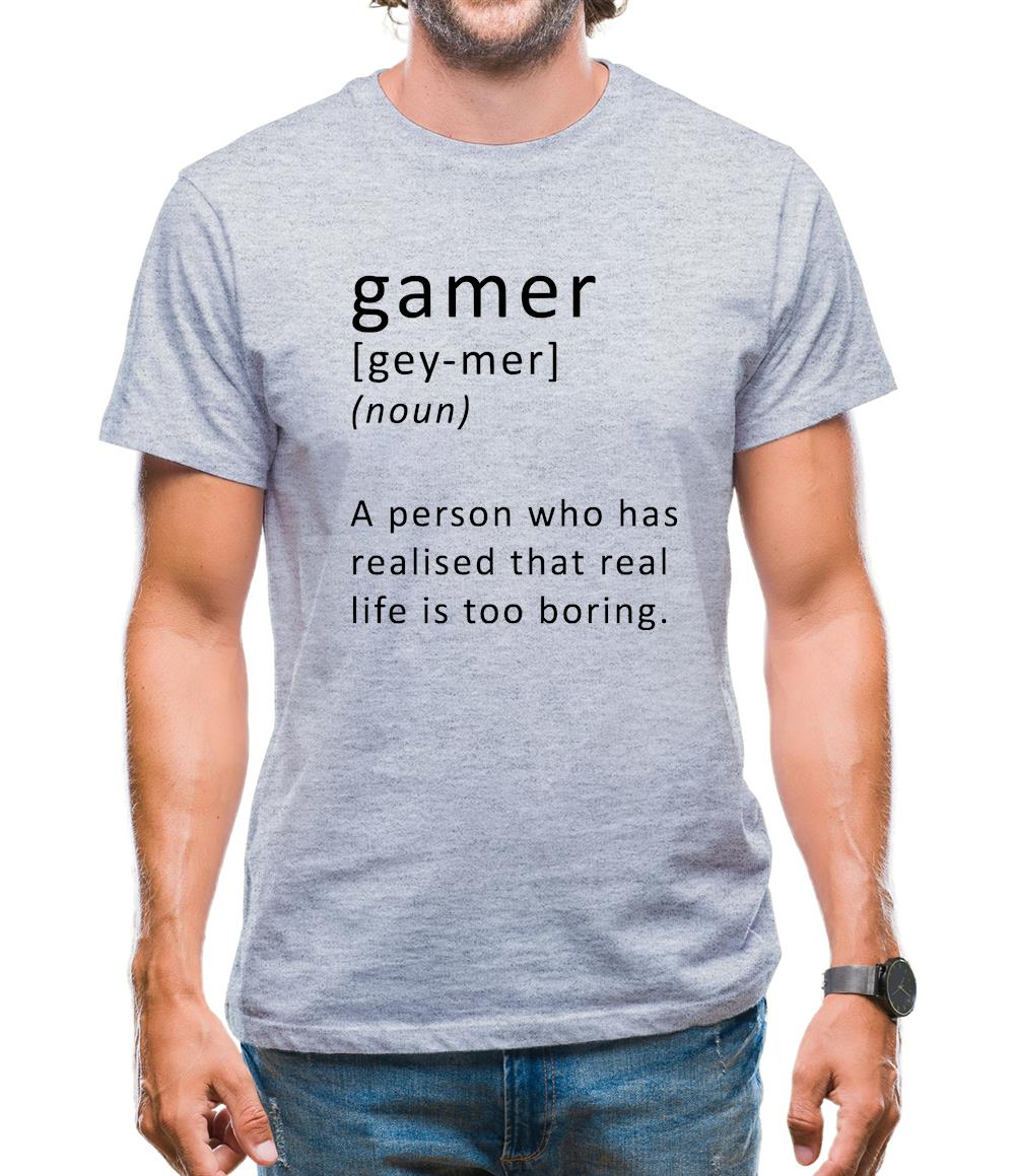Funny Definition Of Gamer Mens T-Shirt Funny Definition Of Gamer Mens T-Shirt