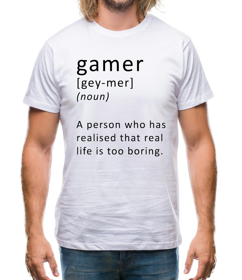 Funny Definition Of Gamer Mens T-Shirt Funny Definition Of Gamer Mens T-Shirt