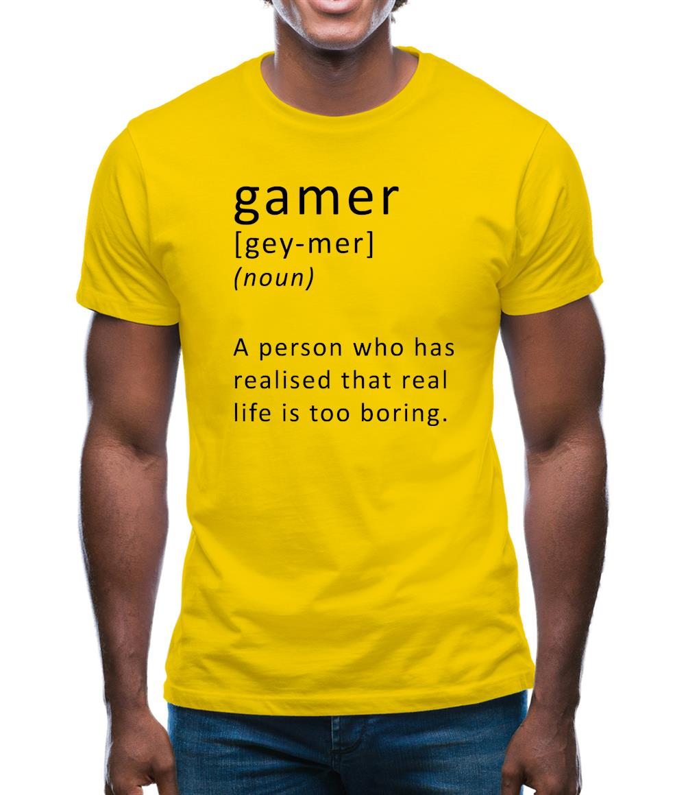 Funny Definition Of Gamer Mens T-Shirt Funny Definition Of Gamer Mens T-Shirt