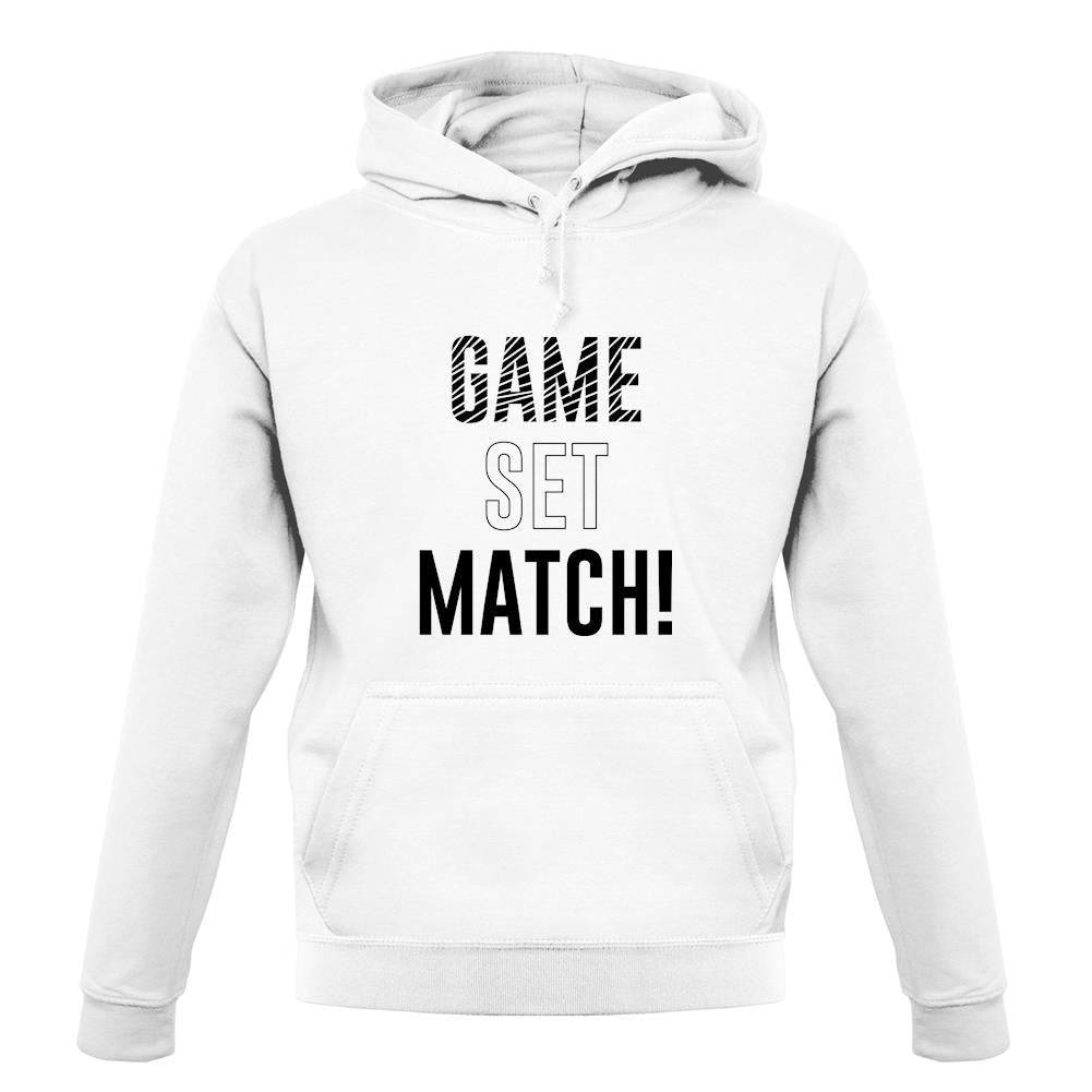 Game Set Match unisex hoodie Game Set Match unisex hoodie