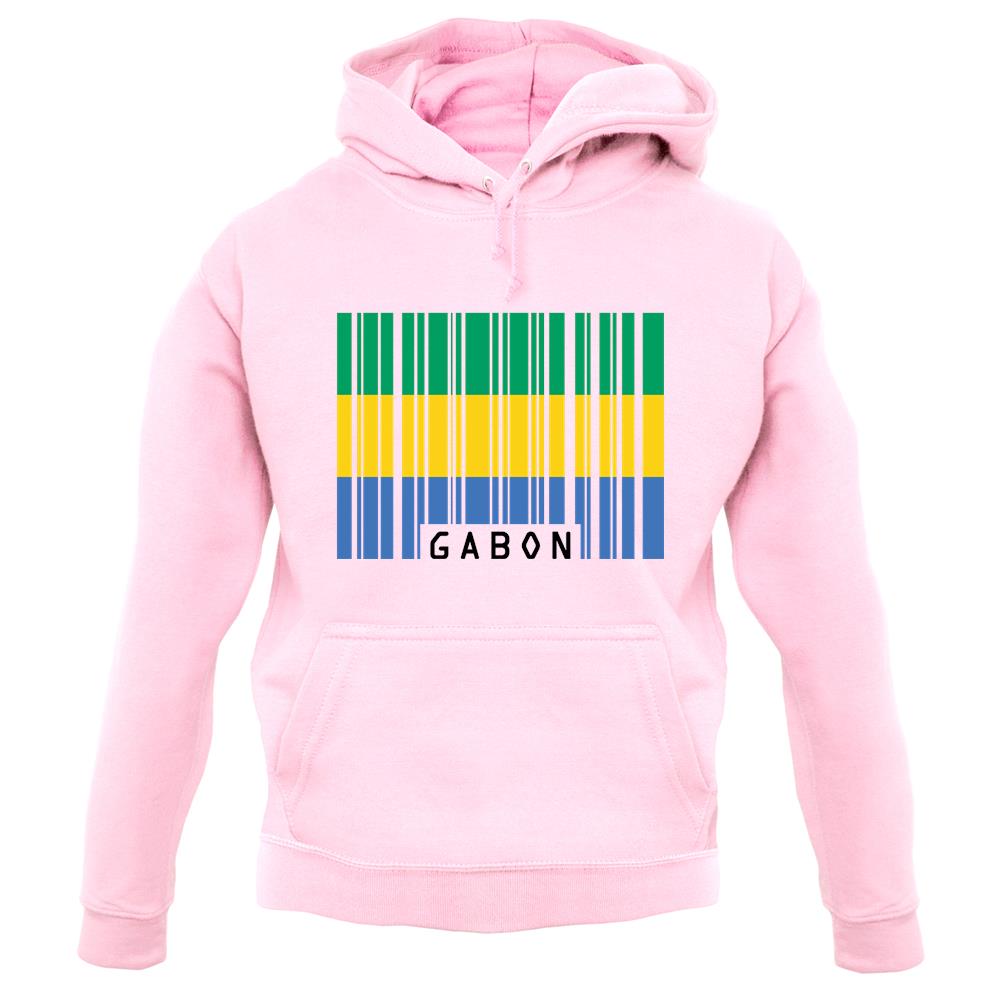 Gabon Barcode Style Flag unisex hoodie Gabon Barcode Style Flag unisex hoodie