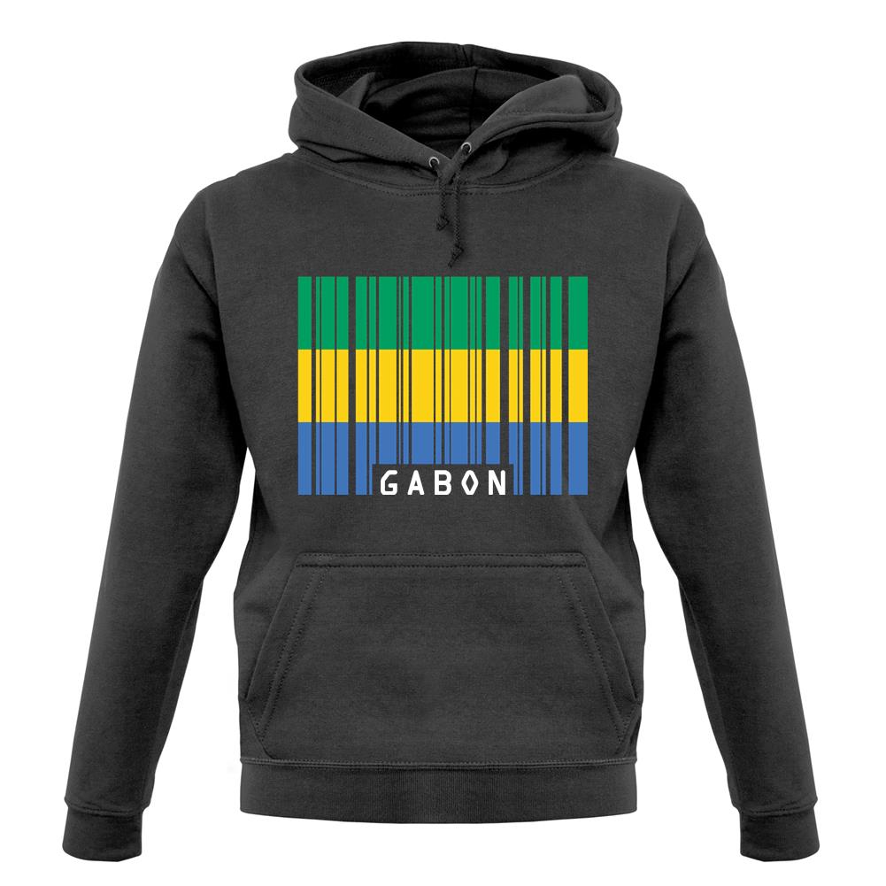Gabon Barcode Style Flag unisex hoodie Gabon Barcode Style Flag unisex hoodie