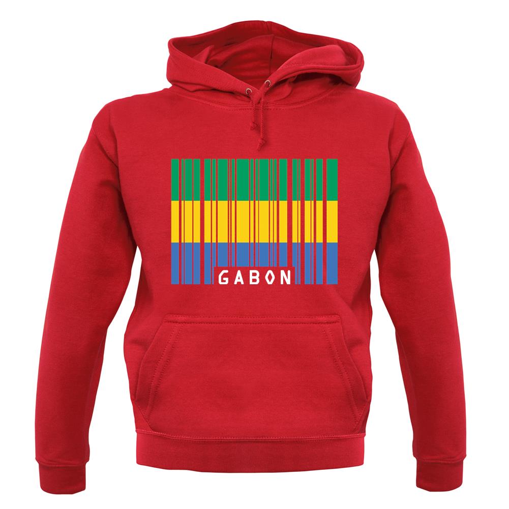 Gabon Barcode Style Flag unisex hoodie Gabon Barcode Style Flag unisex hoodie