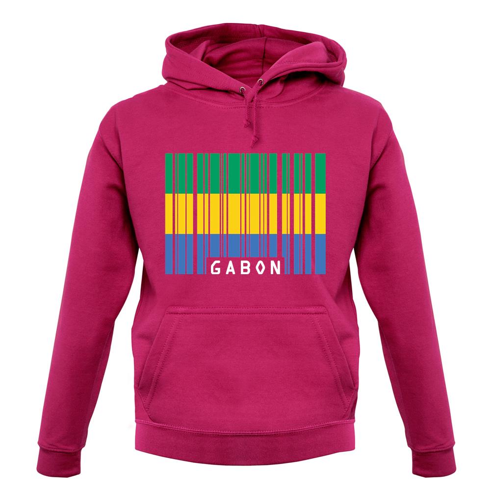 Gabon Barcode Style Flag unisex hoodie Gabon Barcode Style Flag unisex hoodie