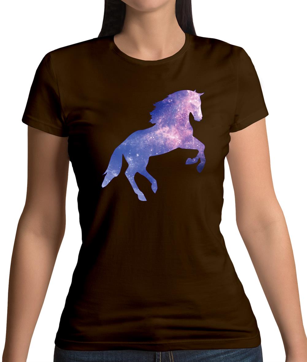 Galaxy Horse Womens T-Shirt Galaxy Horse Womens T-Shirt