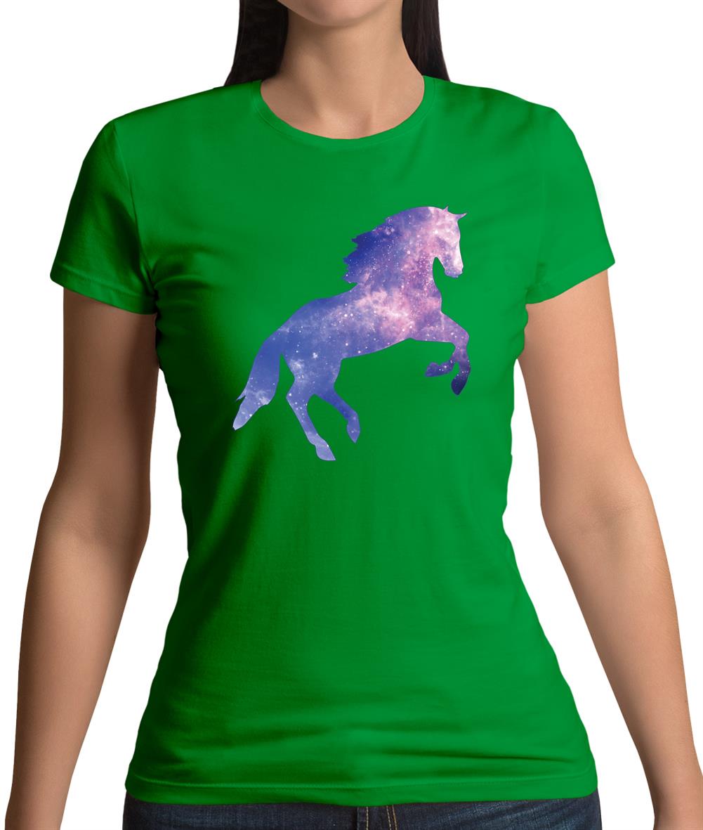 Galaxy Horse Womens T-Shirt Galaxy Horse Womens T-Shirt