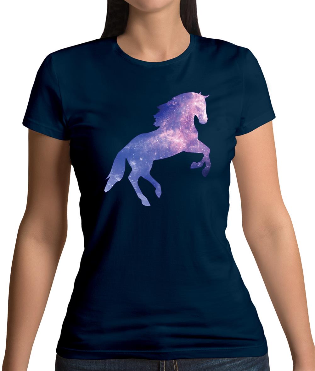 Galaxy Horse Womens T-Shirt Galaxy Horse Womens T-Shirt