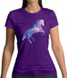 Galaxy Horse Womens T-Shirt Galaxy Horse Womens T-Shirt