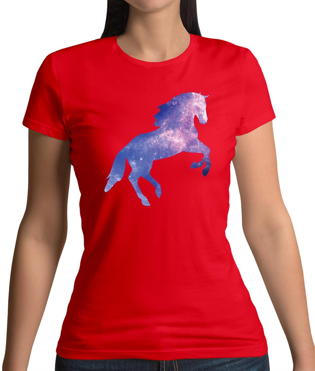 Galaxy Horse Womens T-Shirt Galaxy Horse Womens T-Shirt