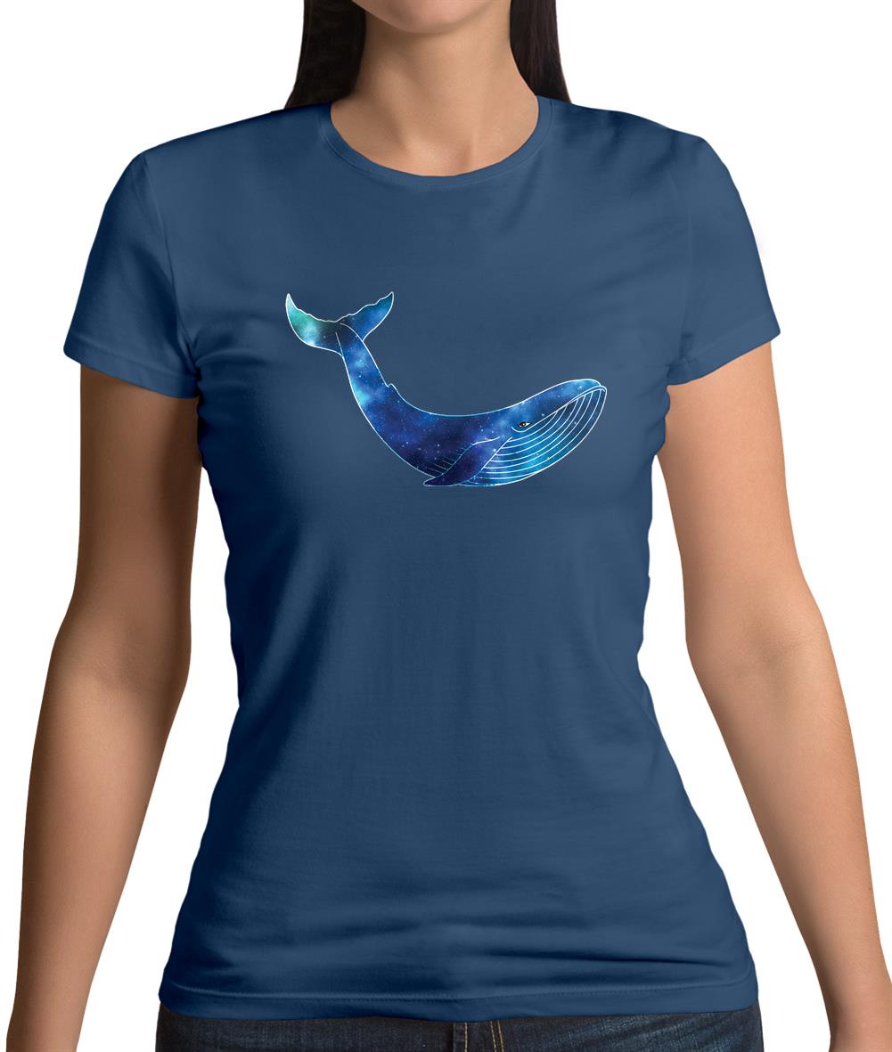 Space Animals - Whale Womens T-Shirt Space Animals - Whale Womens T-Shirt