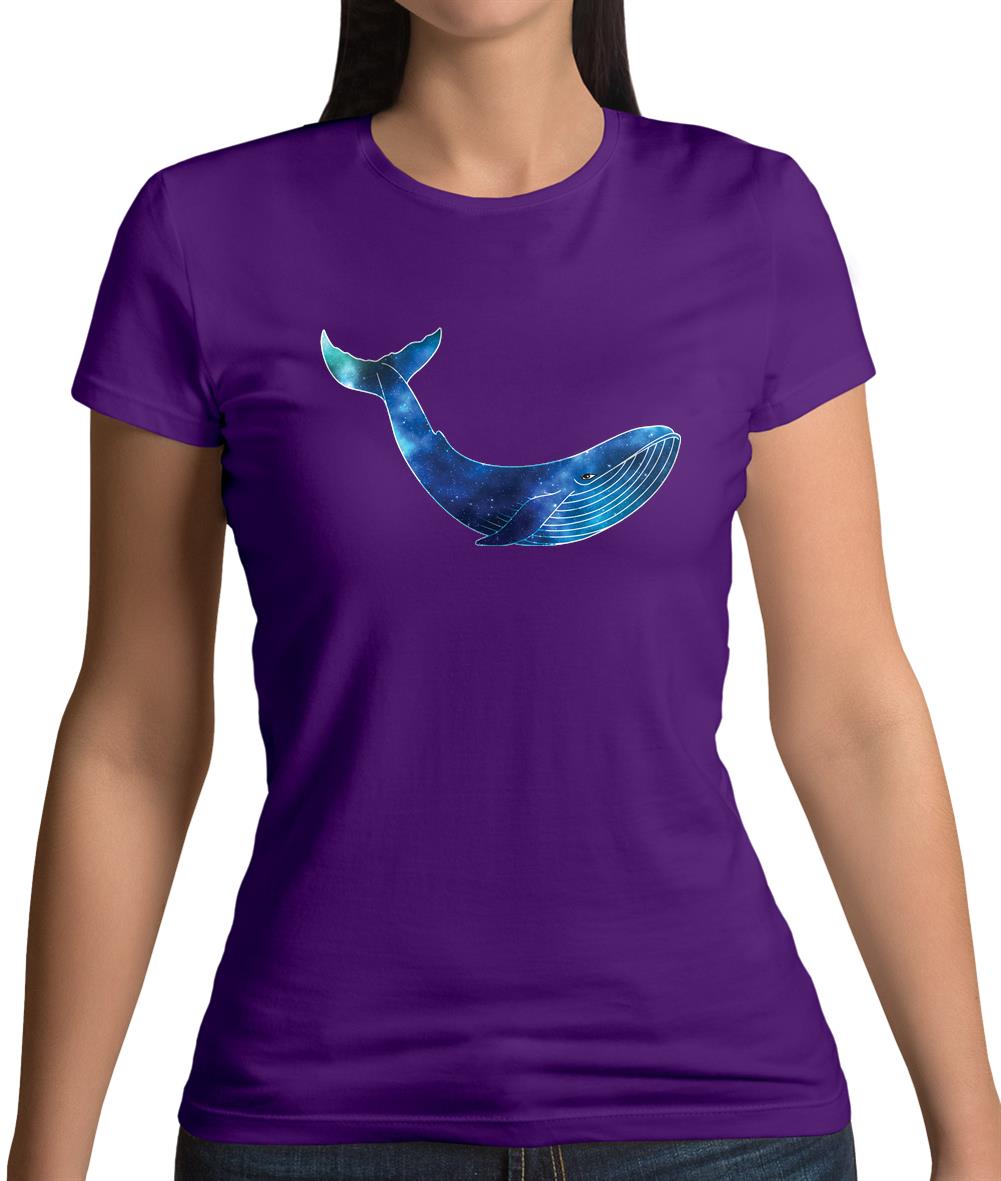 Space Animals - Whale Womens T-Shirt Space Animals - Whale Womens T-Shirt