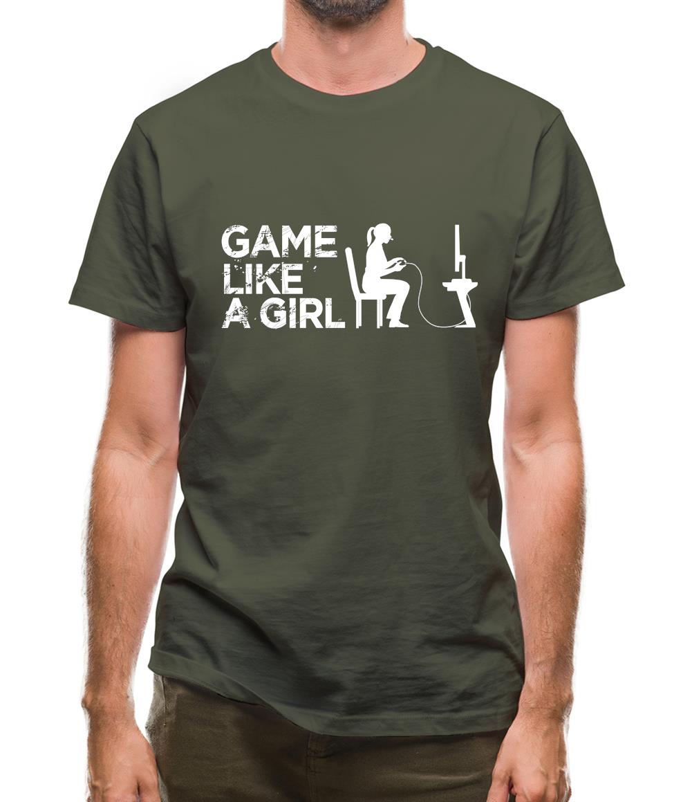 Game Like A Girl Mens T-Shirt Game Like A Girl Mens T-Shirt