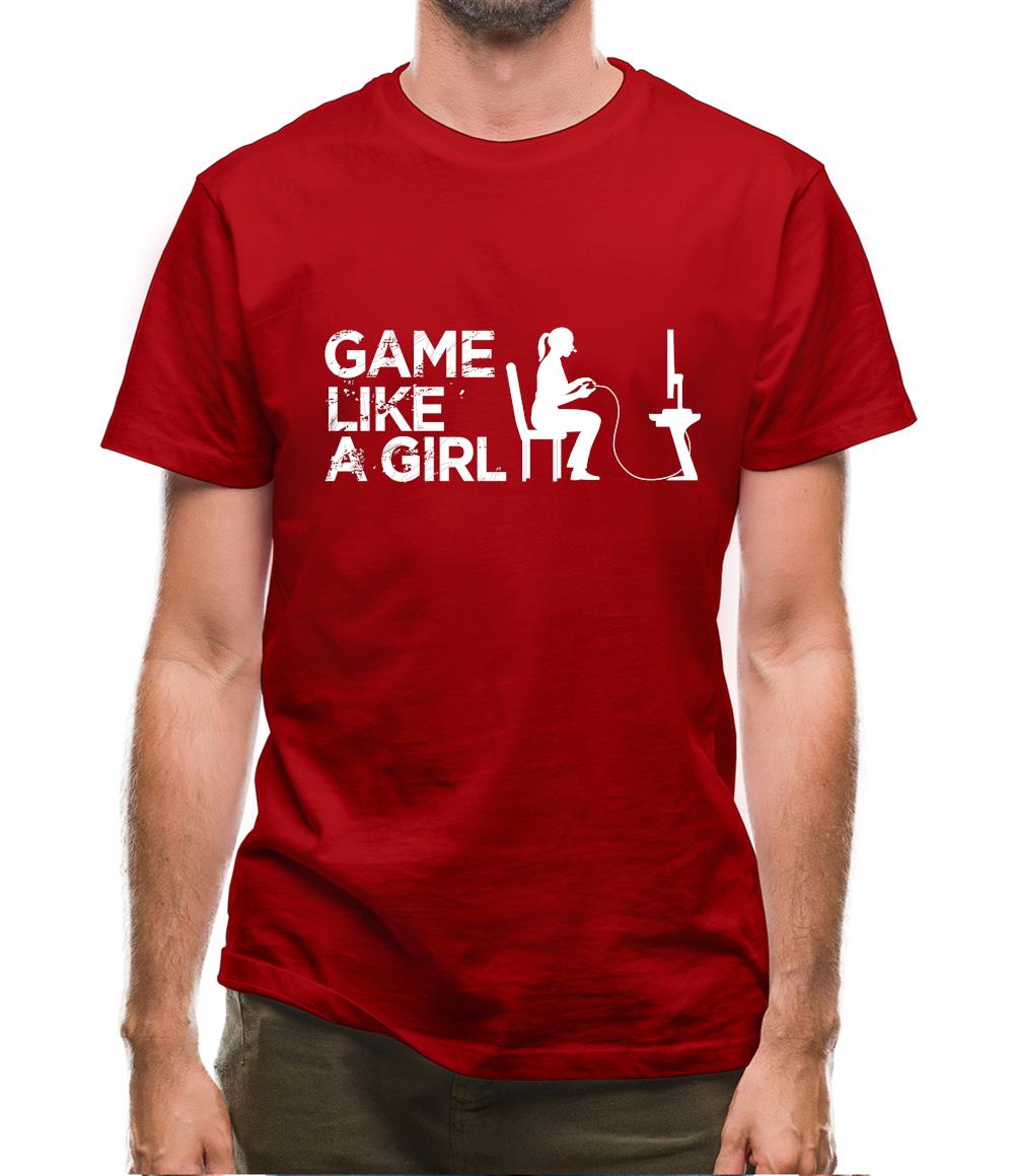Game Like A Girl Mens T-Shirt Game Like A Girl Mens T-Shirt