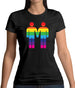 Gay Toilet Sign Womens T-Shirt Gay Toilet Sign Womens T-Shirt