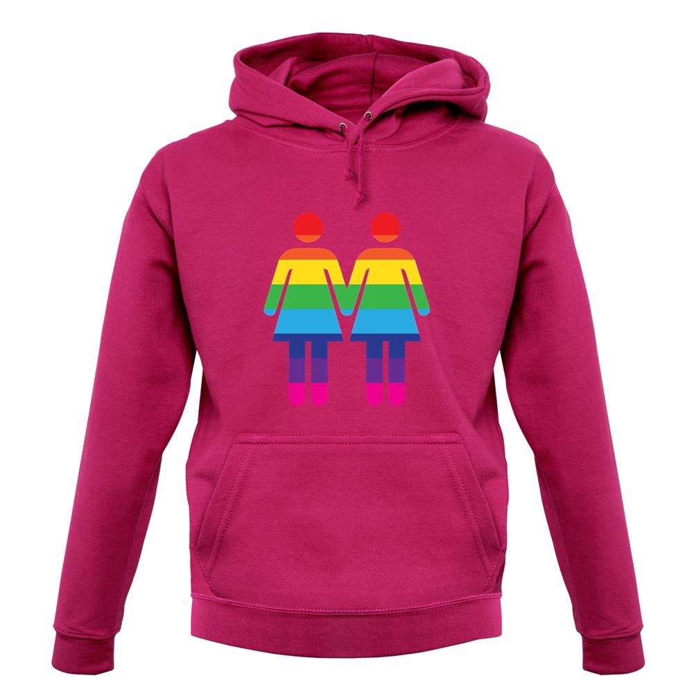 Lesbian Toilet Sign unisex hoodie Lesbian Toilet Sign unisex hoodie