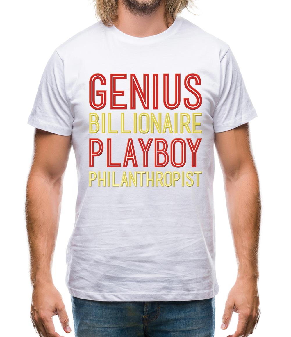 Genius Billionaire Playboy Philanthropist Mens T Shirt Tee.sh