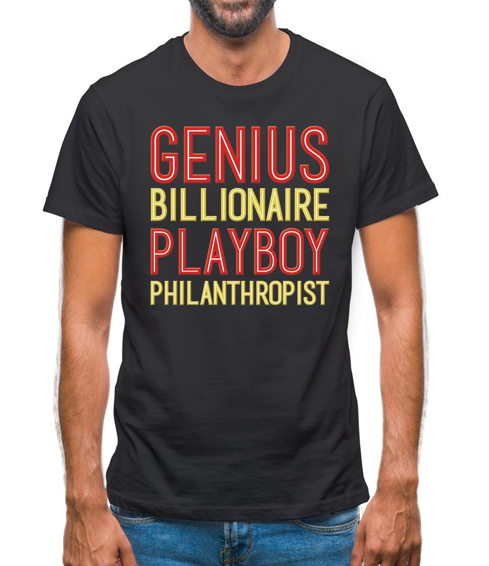 Genius Billionaire Playboy Philanthropist Mens T-Shirt Genius Billionaire Playboy Philanthropist Mens T-Shirt