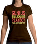 Genius Billionaire Playboy Philanthropist Womens T-Shirt Genius Billionaire Playboy Philanthropist Womens T-Shirt