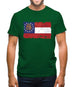 Georgia Grunge Style Flag Mens T-Shirt Georgia Grunge Style Flag Mens T-Shirt
