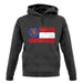 Georgia Grunge Style Flag unisex hoodie Georgia Grunge Style Flag unisex hoodie