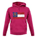 Georgia Grunge Style Flag unisex hoodie Georgia Grunge Style Flag unisex hoodie