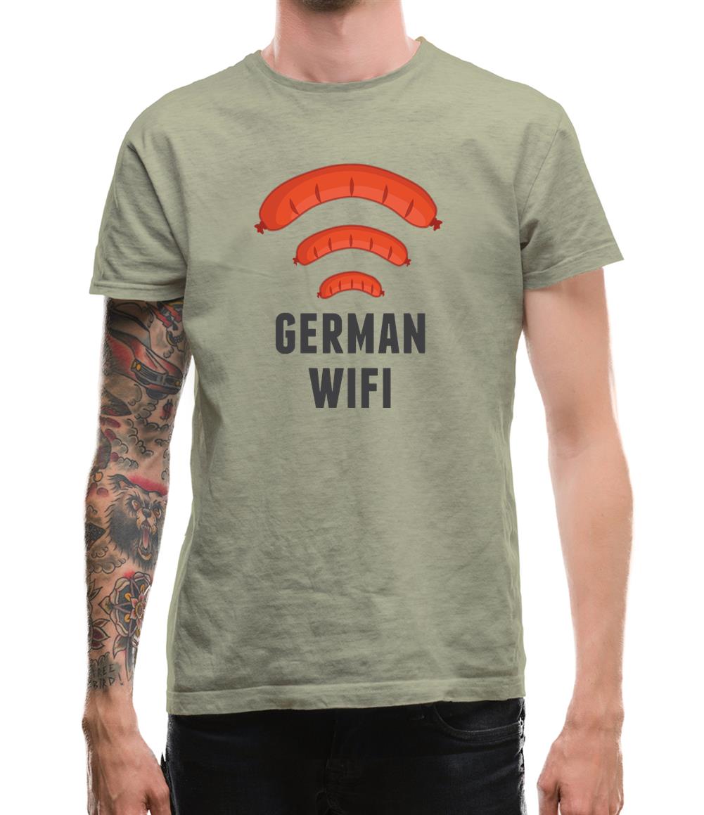 German Wifi Mens T-Shirt German Wifi Mens T-Shirt
