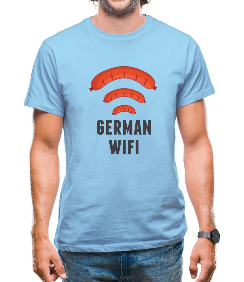 German Wifi Mens T-Shirt German Wifi Mens T-Shirt