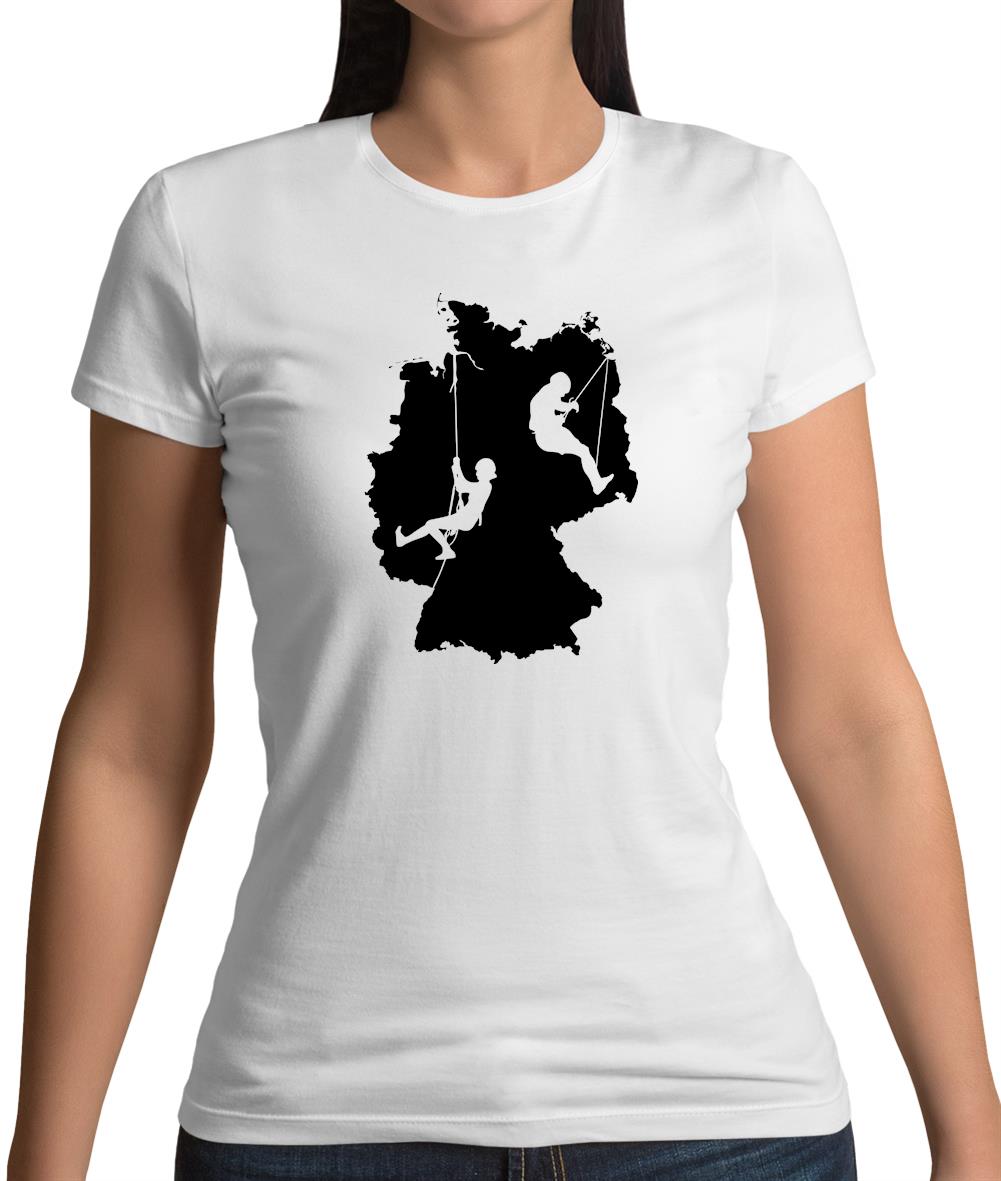 Germany Climbing Womens T-Shirt Germany Climbing Womens T-Shirt