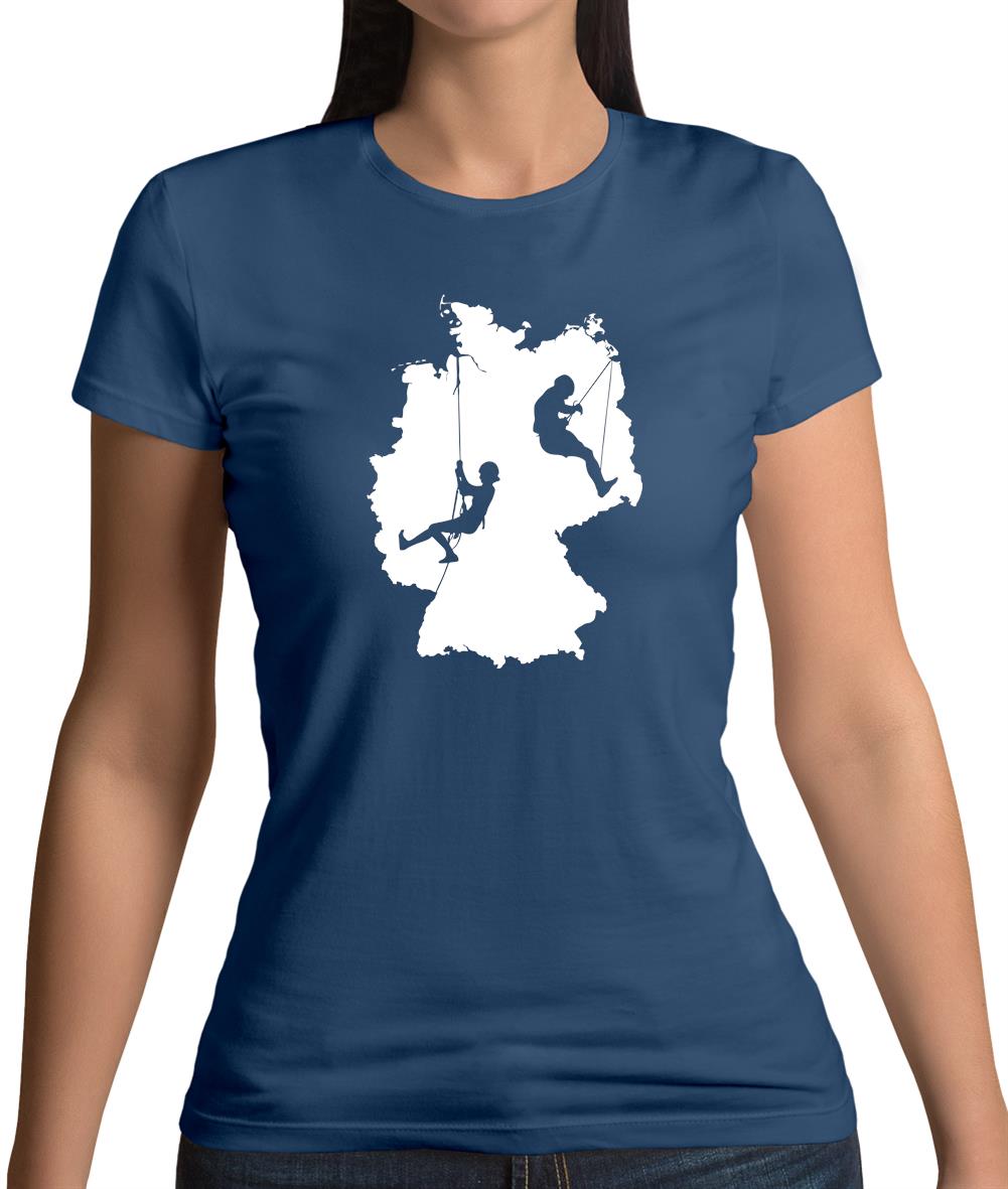 Germany Climbing Womens T-Shirt Germany Climbing Womens T-Shirt