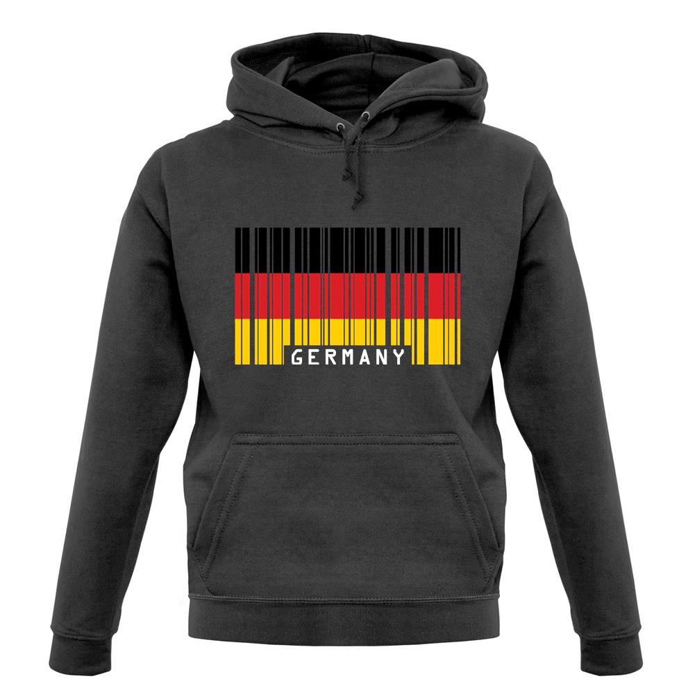 Germany Barcode Style Flag unisex hoodie Germany Barcode Style Flag unisex hoodie