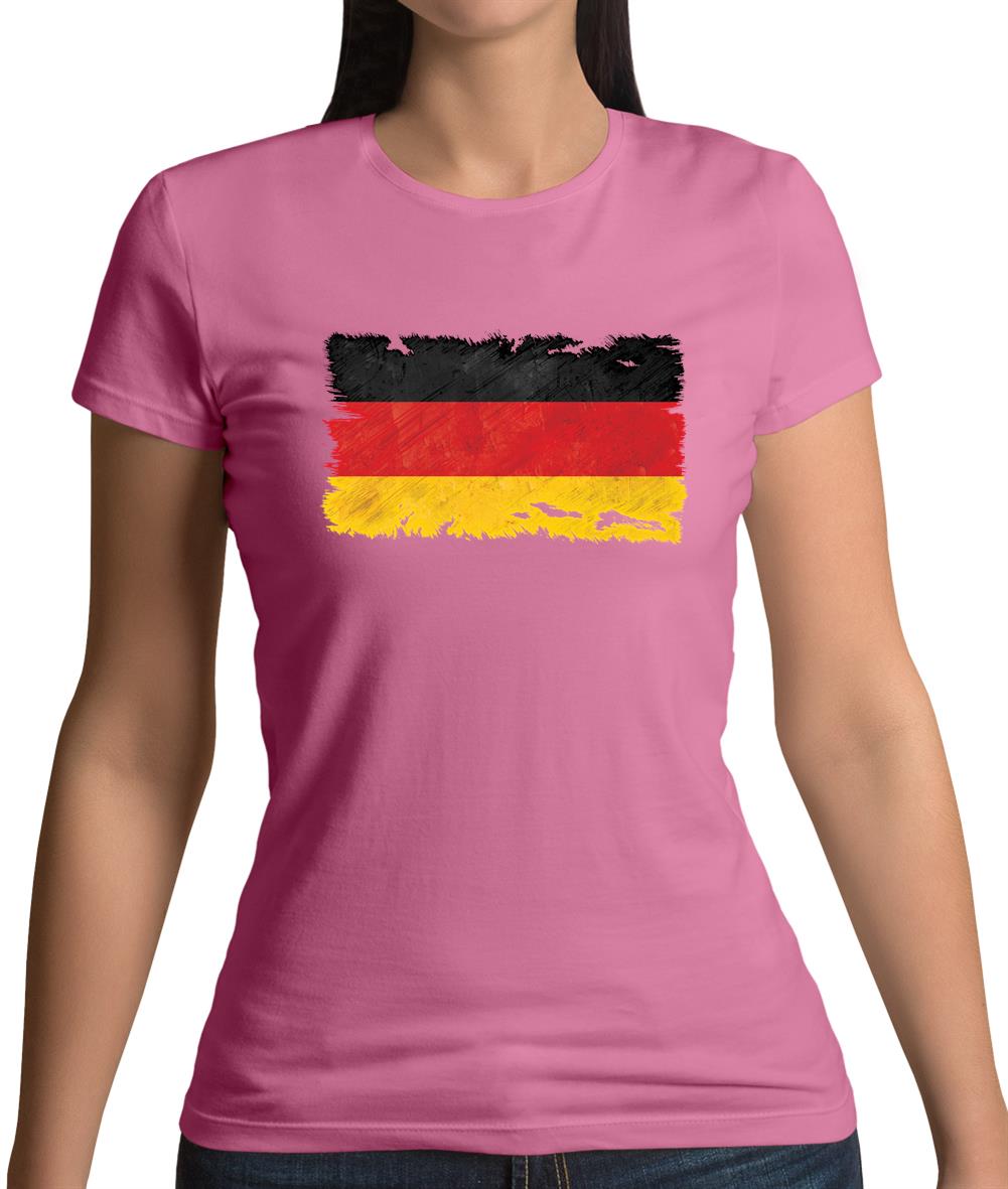 Germany Grunge Style Flag Womens T-Shirt Germany Grunge Style Flag Womens T-Shirt