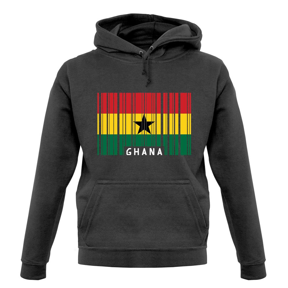 Ghana Barcode Style Flag unisex hoodie Ghana Barcode Style Flag unisex hoodie