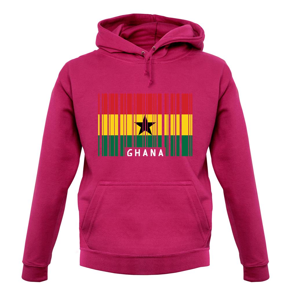Ghana Barcode Style Flag unisex hoodie Ghana Barcode Style Flag unisex hoodie