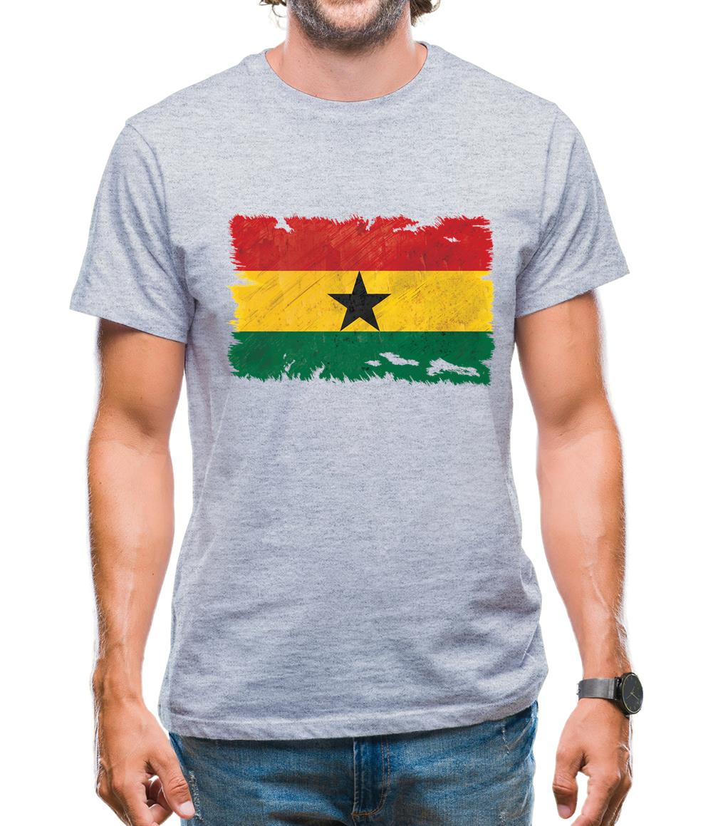 Ghana Grunge Style Flag Mens T-Shirt Ghana Grunge Style Flag Mens T-Shirt