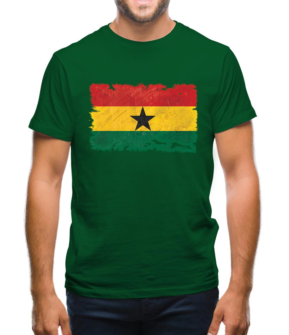 Ghana Grunge Style Flag Mens T-Shirt Ghana Grunge Style Flag Mens T-Shirt