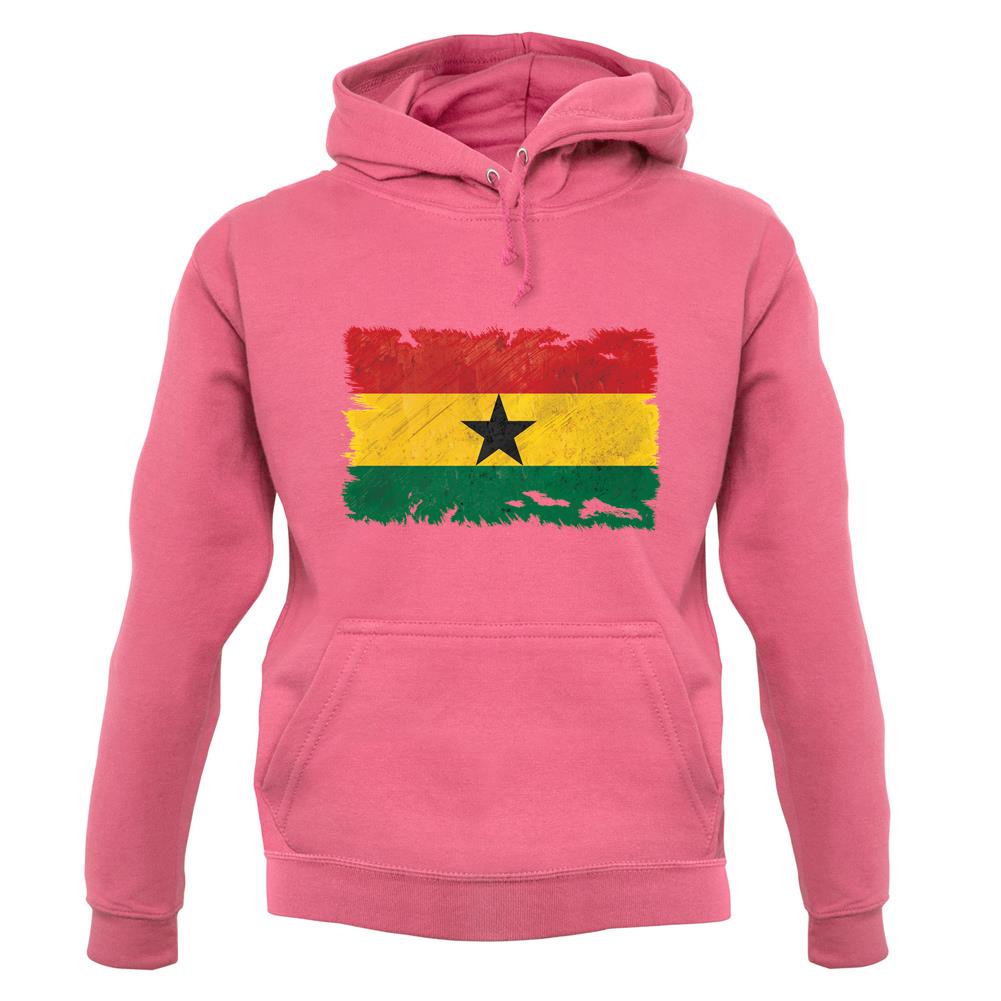 Ghana Grunge Style Flag unisex hoodie Ghana Grunge Style Flag unisex hoodie