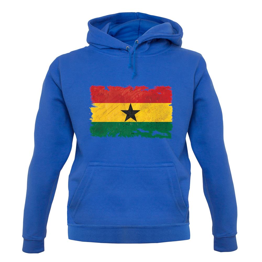 Ghana Grunge Style Flag unisex hoodie Ghana Grunge Style Flag unisex hoodie