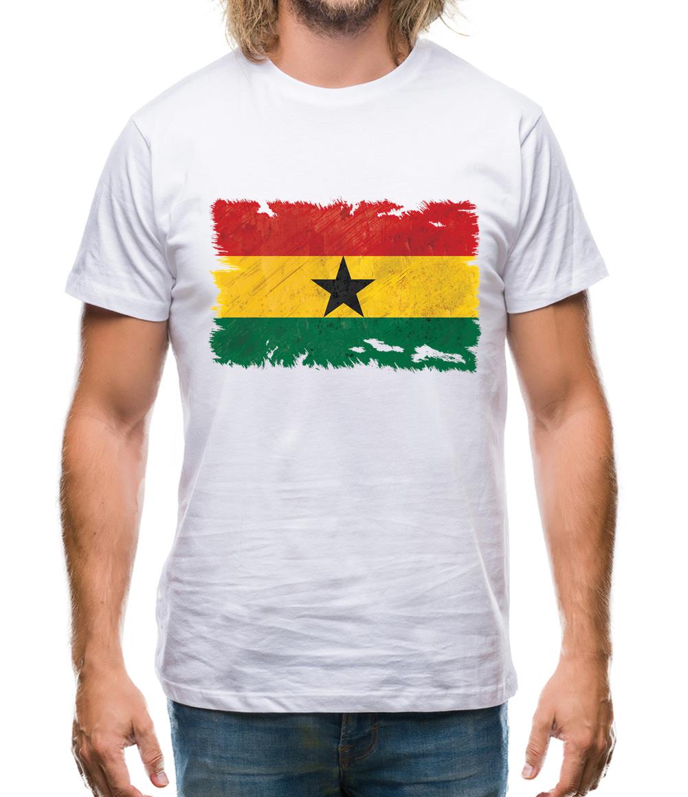 Ghana Grunge Style Flag Mens T-Shirt Ghana Grunge Style Flag Mens T-Shirt