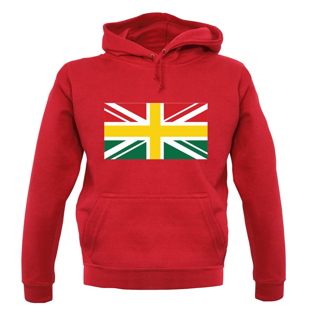 Ghanaian Union Jack Flag unisex hoodie Ghanaian Union Jack Flag unisex hoodie