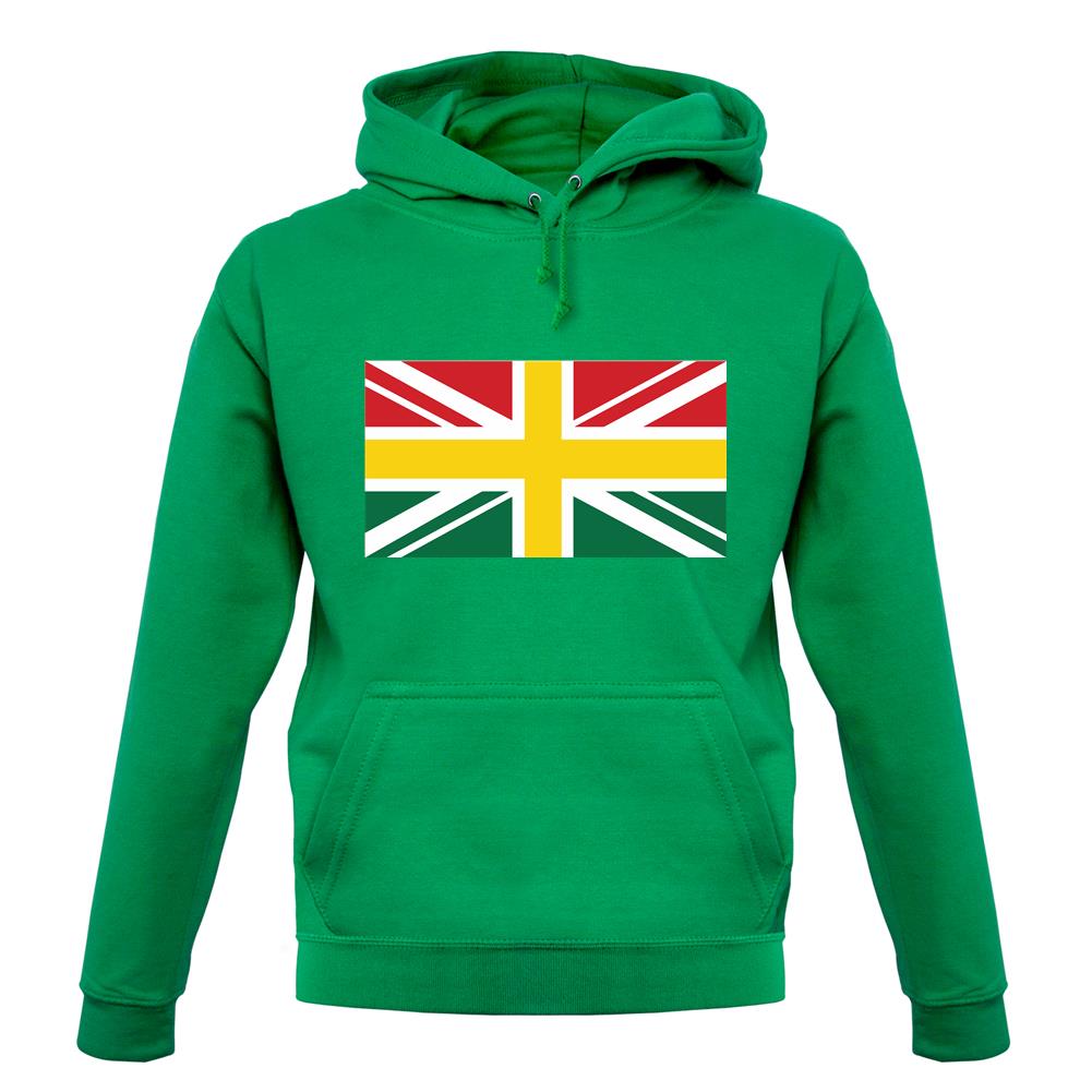 Ghanaian Union Jack Flag unisex hoodie Ghanaian Union Jack Flag unisex hoodie