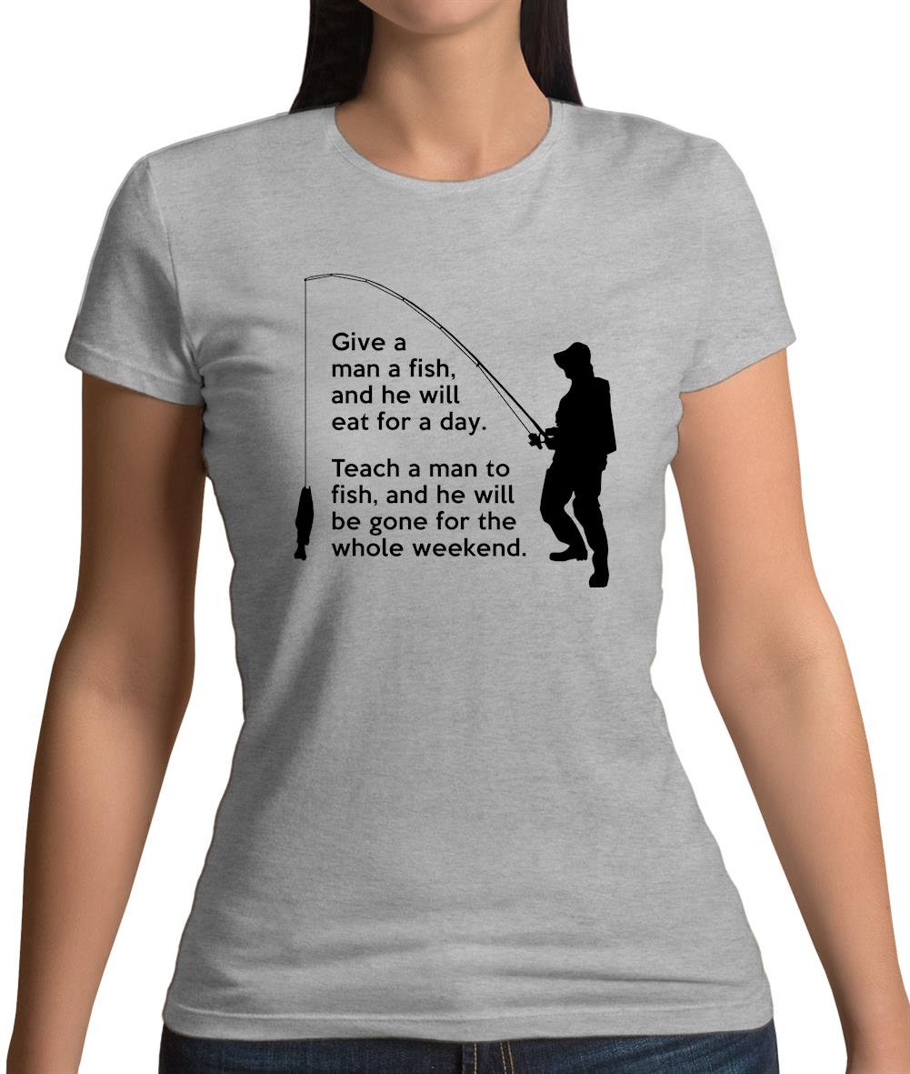 Fishing He'Ll Be Gone For The Weekend Womens T-Shirt Fishing He'Ll Be Gone For The Weekend Womens T-Shirt