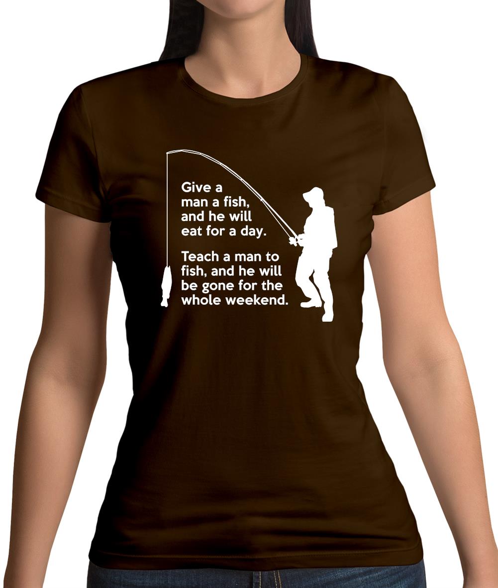 Fishing He'Ll Be Gone For The Weekend Womens T-Shirt Fishing He'Ll Be Gone For The Weekend Womens T-Shirt