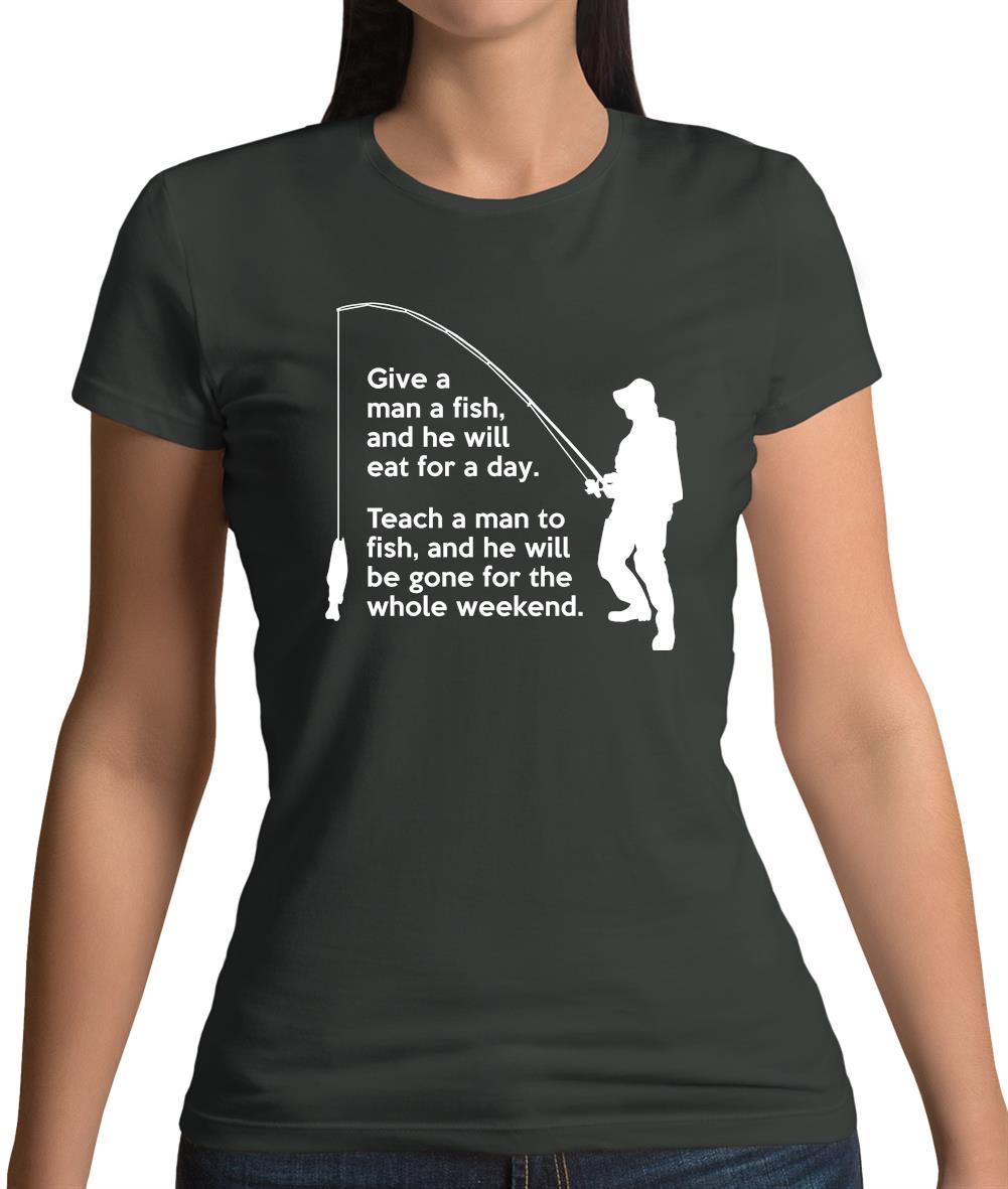 Fishing He'Ll Be Gone For The Weekend Womens T-Shirt Fishing He'Ll Be Gone For The Weekend Womens T-Shirt