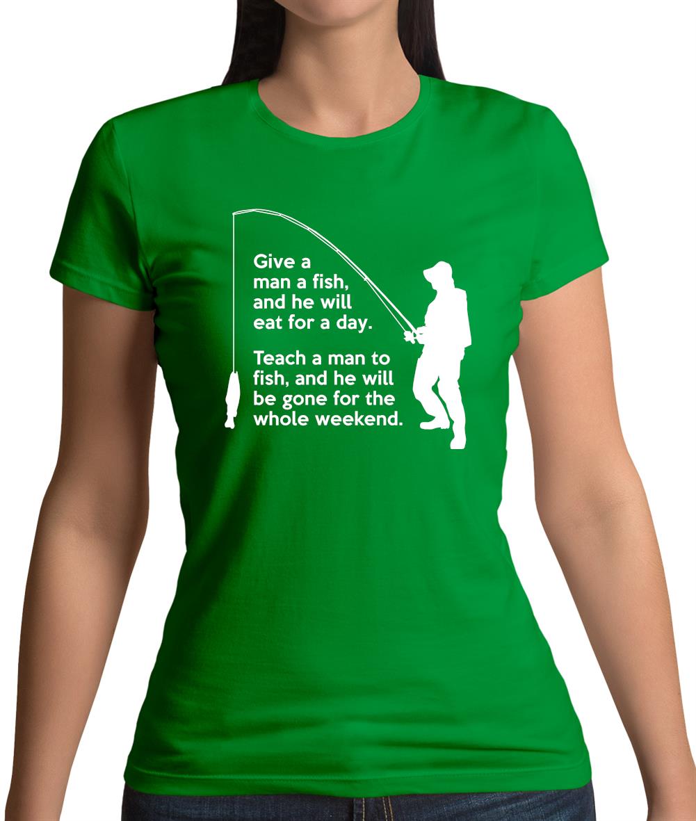 Fishing He'Ll Be Gone For The Weekend Womens T-Shirt Fishing He'Ll Be Gone For The Weekend Womens T-Shirt