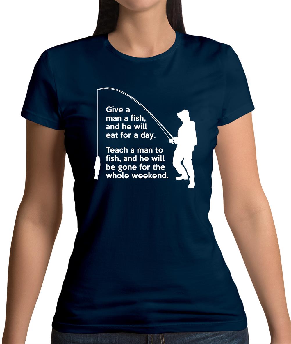 Fishing He'Ll Be Gone For The Weekend Womens T-Shirt Fishing He'Ll Be Gone For The Weekend Womens T-Shirt