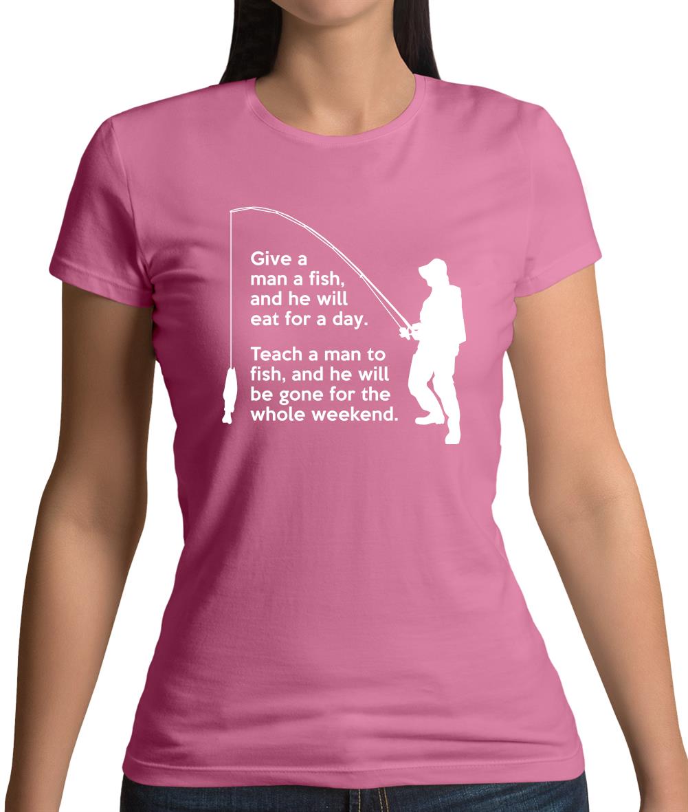 Fishing He'Ll Be Gone For The Weekend Womens T-Shirt Fishing He'Ll Be Gone For The Weekend Womens T-Shirt